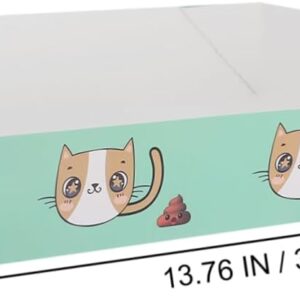 Alternative view of VICASKY Disposable Cat Litter Box Paper Tray with Splash Guard for Kittens and Small Pets Leakproof Water-Saving Design for Easy Cleanup Homes and Apartments