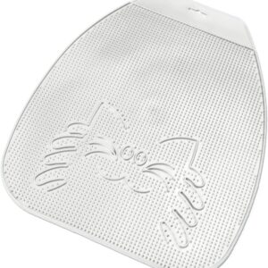 Van Ness Pets Trackless Cat Litter Mat Traps Litter from Box, Waterproof, White